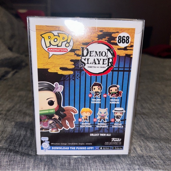 Funko Pop Demon Slayer : Nezuko Kamado Metallic LACC Exclusive 2022 no PROTECTOR - Picture 5 of 7